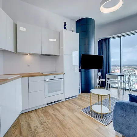 Aleda Tower, 14 Floor, Balkon Stettin